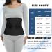 Postpartum Belly Band & Abdominal Binder | Compression Wrap Recovery Belt S/M Black - Waistline 25.5-33 - Buy Online on GoSupps.com