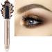 2 in 1 Cocoa Brown Cream Eyeshadow Stick Makeup Mothers Day Gifts  Smooth Glitter Shimmer Eyeshadow Pencil  Hypoallergenic Waterproof Long Lasting Eye Shadow Highlighter Stick  Eyeshadow Primer Single Liquid Eyeliner Pen...