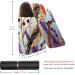 Buy Travel Lipstick Organizer Case - Portable Makeup Bag with Mirror - Bird Purple Flower Design - Buy Online on GoSupps.com