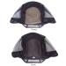 Black U Part Swiss Lace Wig Cap (Pack of 2) - Large Size 56cm - Adjustable Straps - Glueless Hairnets for Making Wigs - Buy Online on GoSupps.com