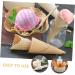 ABOOFAN 2 Sets Cone Mold Roller Ice Cream Cones Mold PVC Mold Dessert Molds Waffles Ice Cream Roll Beigex2pcs 18.50X5.90X5.90CMx2pcs - Buy Online on GoSupps.com