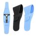 TIESOME Razor Case for Travel 2Pcs Waterproof Razor Cover Bag Portable Shaver Protective Case Razor Carrying Case Beard Trimmer Storage Safety Razor Case for Man Manual Razor (B)