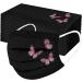 Butterfly Face Shield 50pcs Disposable Mouth Cover Breathable 3 Layer Dust Face Bandanas for Adult Men & Women A One Size - Buy Online on GoSupps.com