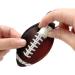Allydrew Chapstick Keychain - 10 Pack with Metal Clasps | Football Design - Perfect for On-the-Go Moisturization | International Shipping Available - Buy Online on GoSupps.com