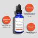 serumtologie C Serum 22 - Pure Vitamin C Serum with Hyaluronic Acid & Ferulic Acid | Anti-Aging Serum for Dark Spots, Fine Lines, Wrinkles | Brightening Serum - 1.15 Fl Oz - Buy Online on GoSupps.com