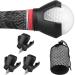 Golf Ball Retriever 3-Prong Golf Ball Picker Upper Golf Ball Grabber with Screw Ball Retriever Tool for Putter Golf Accessories for Men Great Gift for Golfer Dad 1 Mesh Bag Included(3 Packs)