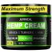 8 fl oz JUYIHEAL Natural Instant Hemp Cream - Maximum Strength - Arnica MSM Turmeric Menthol Aloe-Natural Hemp Oil Extract Gel