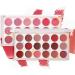 Matte red lipstick makeup lip gloss palette waterproof lipstick palette with 18 colors moisturizing lip cream palette lip gloss for beginners - Buy Online on GoSupps.com