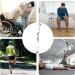 Adjustable Leg Lifter Strap Rigid Foot Straps with Hand Grips and Soft Feet Pad Suitable for Hip Knee Replacement Recovery Aids Elderly Disability Surgery Recovering Mobility Aid for Bed Wheelchair - Buy Online on GoSupps.com