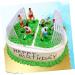 Warmhm 8Pcs ornaments accessories decorations cocktail cocktail picks top hat soccer cake topper decorate cake decorating birthday party supplies football party decorations football - Buy Online on GoSupps.com