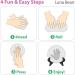 Luna Bean Baby Hand and Footprint Kit - Perfect Baby Keepsake for Christmas - 2 Pack with Ribbons & Easels - Buy Online on GoSupps.com
