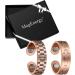 MagEnergy Magnetic Copper Rings for Men - 3500 Gauss Lymph Detox Jewelry Gift (2pcs) - Solid Pure Copper - Buy Online on GoSupps.com