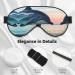 Cute Dolphin Jumping Print Double-Sided Eye Mask Soft and Light Blocking for Enhancing Sleep Quality - Buy Online on GoSupps.com