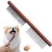 Scalp Comb for Dandruff Removal Stainless Steel Dandruff Removal Comb Dog Flea Comb | Lice Brush Comb with Wood Handle Fine Tooth Dandruff Remover for Home Shops - Buy Online on GoSupps.com