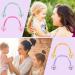 6 Pairs Bubble Ball Elastic Hair Ties - Assorted Acrylic Colorful Ponytail Holders for Girls, Women, Kids, and Toddlers - Buy Online on GoSupps.com