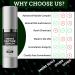 Men's Advanced Peptide Face Serum | Anti-Aging & Wrinkle Reduction | Hyaluronic Acid Green Tea Coconut Jojoba Oil Vitamin E | 1 oz Men's Skincare - Buy Online on GoSupps.com