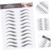 Ipetboom 24 Sheets Waterproof Eyebrow Stickers Men Black Hair-like Eyebrows Stickers Man Water Proof Template 21x15cmx2pcs Blackx2pcs - Buy Online on GoSupps.com