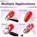 Nail Rhinestone Picker Dotting Tool Set - 3pcs Brushes with Dual-ended Wax Pen for DIY Nail Art - Pink Acrylic Handle - Buy Online on GoSupps.com