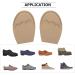 COHEALI Anti-Drop Heel Half Size Pads - Soft Cushion Inserts for Women's Block Heels & Pumps - Buy Online on GoSupps.com