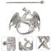 MAGICLULU Hairpin Fire Accessories for Women Retro Silver Hair Sticks Hair Stick Clip Medieval Hair Pin Dragon Hair Accessories Accesorios Para Bun Alloy Women's Nordic Headband - Buy Online on GoSupps.com