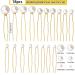 30-Piece Gold Wedding Pearl Hair Pins for Brides - Elegant Bridal Rhinestone Hair Accessories for Updos - Bridesmaid Women - Buy Online on GoSupps.com
