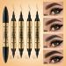 Eyebrow Pen Eyebrow 4 Tip Brow Pencil Eyebrow Pen Eyebrow Pencil Last All-Day Eyebrow Pencil with Fork Tip (Coffee) - Buy Online on GoSupps.com