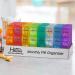 Monthly Pill Box Organizer - 3 Times A Day - 30 Day Case with 32 Compartments for Vitamins, Supplements, Medication - Travel Friendly - Buy Online on GoSupps.com