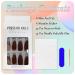 24-Pack Medium Almond Artificial Nails - Brown Glitter Press-On Acrylic Fingernails for Women & Girls - Buy Online on GoSupps.com