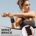 Adjustable Wrist Brace 2Pcs - Compression Sleeve for Carpal Tunnel Pain Relief Fitness & Weightlifting Support - Buy Online on GoSupps.com