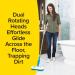 Floor Police Electric Mop with Dual Spinning Mopheads & 6 Cleaning Pads - Rechargeable & Cordless for Hardwood and Tile Floors - Buy Online on GoSupps.com
