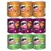 Snack Variety Bundle Containing Pringles Paprika Tub 40g x3 Pringles Texas BBQ Tub 40g x3 and Pringles Sour Cream & Onion Tub 40g x3 (9 Pack)