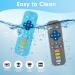 Cuibilyer Baby Teething Toys 2 Pack Silicone Teething Toys for Babies 3-12 Months - TV Remote Control Teether for Boys and Girls (Blue/Grey) - Buy Online on GoSupps.com