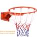 2 Pcs Heavy Duty Basketball Hoop Net - 12 Loop Standard Indoor/Outdoor Nylon Braided Multicolor - Strong & Durable Replacement Basketball Net - Buy Online on GoSupps.com
