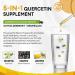 Quercetin Supplements - Quercetin Liquid Drops 5 in 1 Quercetin Organic with Bromelain Elderberry Vitamin for Immunity Health Respiratory Health Skin Care 60ml - Buy Online on GoSupps.com