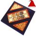 Ghasitaram Gifts Christmas Gifts - Blue Velvet Tray of Assorted Bites 250 GMS Almonds 100 GMS and Cashew 100 GMS Pouches Tray of Assorted Bites Almonds and Cashew