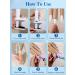Flexible Silicone Practice Hand for Acrylic Nails with 100PCS White Nail Tips - Buy Online on GoSupps.com