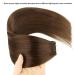 Remy Human Hair Tape Extensions - 20 Pieces 50g Walnut Brown Invisible & Reusable 40cm - Buy Online on GoSupps.com