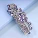 Yheakne Crystal Wedding Hair Clip - Bling Rhinestone Headdress for Brides & Girls | Elegant Purple Decorative Hair Jewelry - Buy Online on GoSupps.com