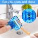 4 Pack Travel Toothbrush Head Covers - Portable Dental Brush Protectors for Home, Camping, and Travel - Blue, Yellow, Grey, Clear - Buy Online on GoSupps.com