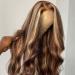 32 Ombre 4/27 Brown Blonde Highlight Lace Front Wig 180% Density - Body Wave 13x4 HD Lace Transparent Wig for Black Women - Buy Online on GoSupps.com