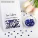 Beadsland 288 Pcs Sapphire Blue Flat Back Rhinestones for Nails - SS30 Nail Crystals (6.3-6.5mm) - Perfect for DIY Nail Art - Buy Online on GoSupps.com