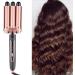 5 in 1 Curling Wand Set | Interchangeable Ceramic Barrel Curling Iron | Dual Voltage Hair Curler with LED Display - Buy Online on GoSupps.com