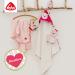 Fehn Baby Bath Towel Poncho - Cotton Hooded Towel for Toddlers 0+ Months - Sweet Deer Design 80x80 cm - Buy Online on GoSupps.com