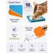 LE TAUCI PET Lick Mat for Dogs and Cats - 5.5 Ceramic Slow Feeder Bowl | Anxiety Relief Dog Lick Pad | Puzzle Feeder for Treats | Enrichment Toy - Multi-colored - Buy Online on GoSupps.com