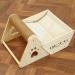 Yiotl Cat Hammock with Scratching Post - Elevated Sleeping Bed and Sisal Scratching Toy for Indoor Cats - Buy Online on GoSupps.com