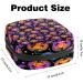 MUOOUM Menstrual Pad Zipper Bag - Stylish Halloween Pumpkin & Bat Design for Women & Girls - Perfect Tampon Collecting Bag - Buy Online on GoSupps.com