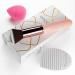 Flat Top Kabuki Foundation Brush By SRODHA Beauty | 3 Piece Kit | Makeup Brush For Face Liquid Foundation Cream and Powder | Perfect For Blending Face Brush | Premium Non Shedding Face Brushes - Pink - Buy Online on GoSupps.com