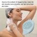 Bexdug Face Scrubber Double Side Silicone Face Scrub Brush Manual Hair Scrub for Women and Men Skin Care Face Brushes for Sensitive Dry Skin Gray Green - Buy Online on GoSupps.com