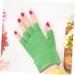 HAPINARY 2 Pairs Gel Gloves Hydrating Gloves Moisturizing Sleeping Gloves Skin Care Dry Skin Gloves Moisturizing Gloves Half Finger Moisturizing Hand Gloves Knitting Lotion Miss Daily Use 16X13X1CM - Buy Online on GoSupps.com