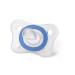 Chicco Physioform Pacifier Set - Silicone 2-6 Months & Rubber 0-2 Months | Supports Healthy Mouth Development | Light Blue (2 Pieces) - Buy Online on GoSupps.com